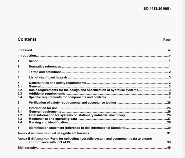 ISO 4413:2010 Pdf Free Download - Hydraulic Fluid Power - . General ...