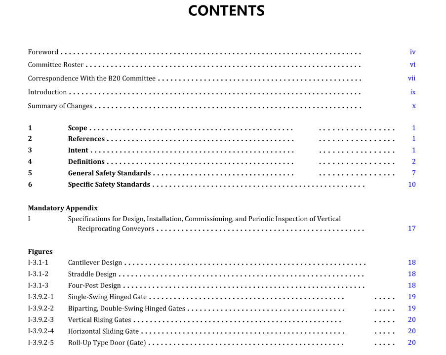 ASME B20.1:2018 Pdf Free Download - Safety Standard For Conveyors And ...